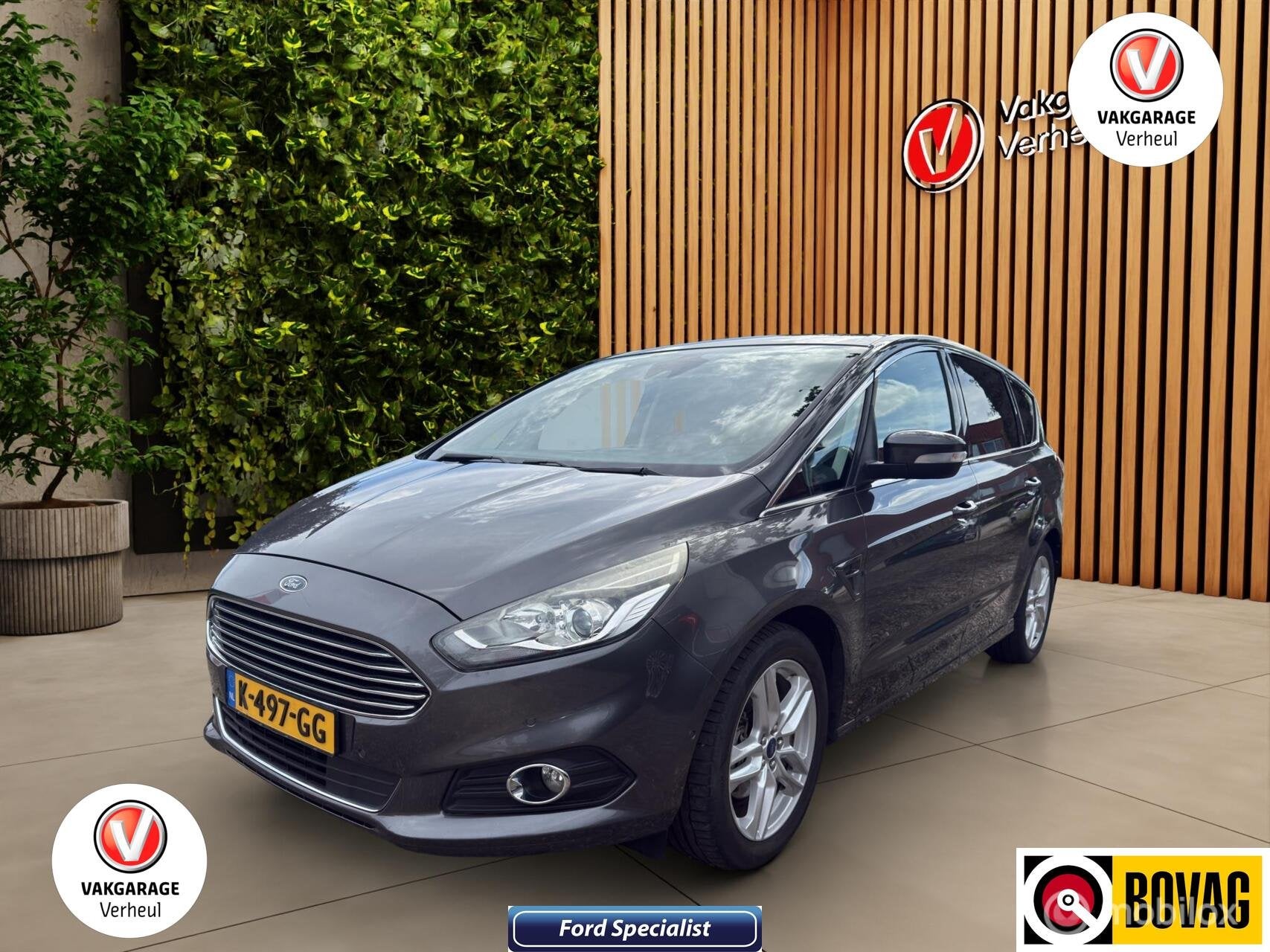 Ford S-Max 1.5 Titanium ✅7-Zit ✅Trekhaak ✅Camera, Auto's, Voorwielaandrijving, 15 km/l, Euro 6, 4 cilinders