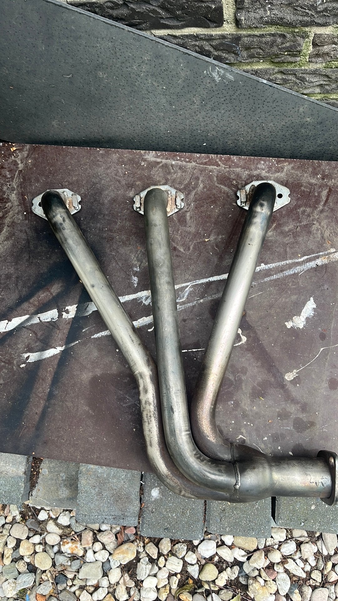 MG RVS uitlaatspruitstuk, Auto-onderdelen, Ophalen, Gebruikt, MG