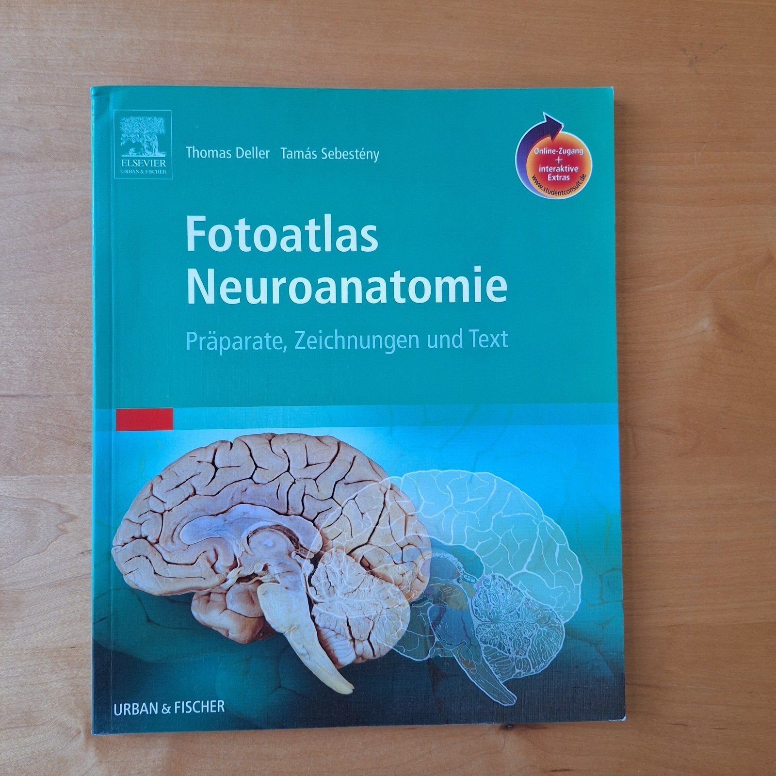 Fotoatlas Neuroanatomie - Thomas Deller, Tamás Sebestény, Boeken, Ophalen of Verzenden, Zo goed als nieuw, Thomas Deller, Tamás Sebestény