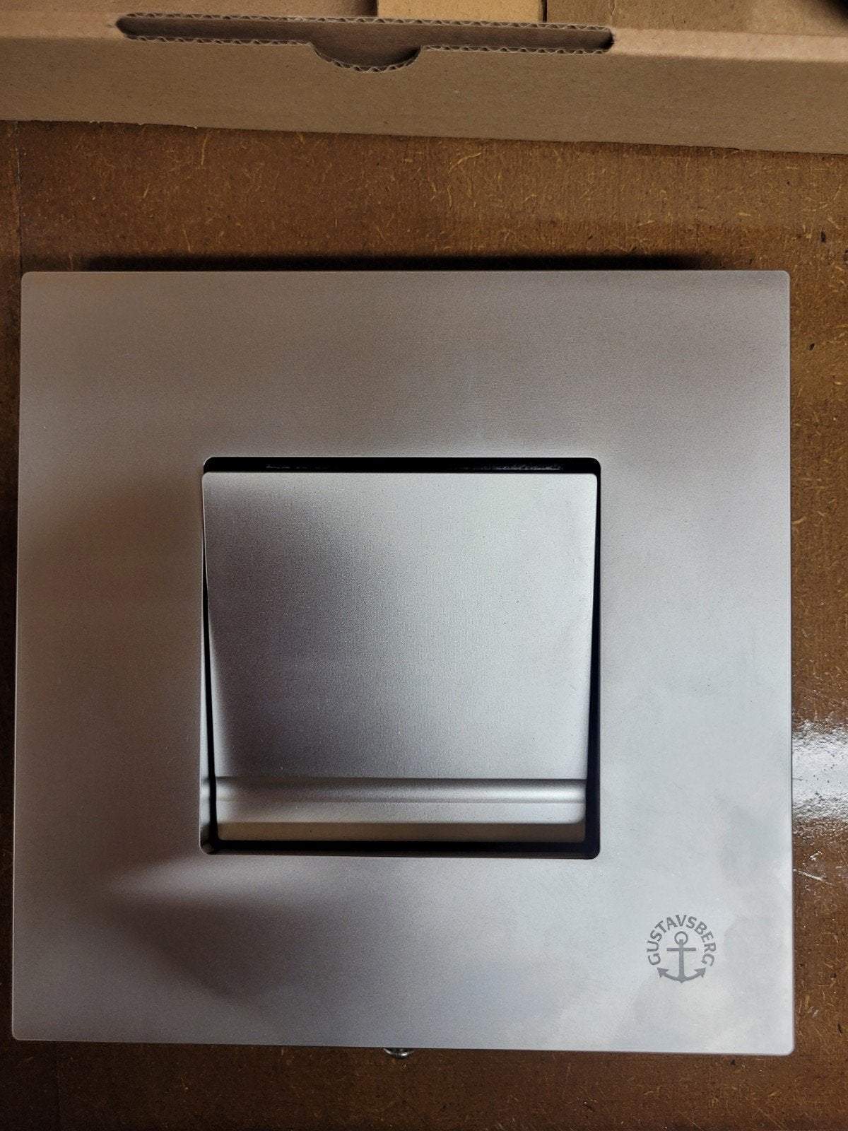 Wisa XS Delos WC Spoelonderbreking Mat Chroom, Ophalen of Verzenden, Nieuw, Chroom, Toilet