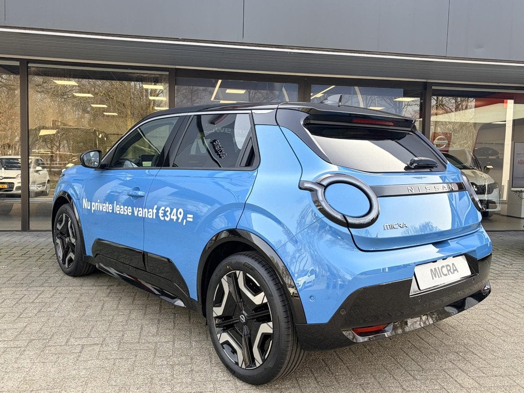 Nissan Micra EVOLVE 52 kWh | Parkeersensoren voor- en achter, Auto's, Nissan, Huisgarantie, Automatische klimaatregeling, Blauw