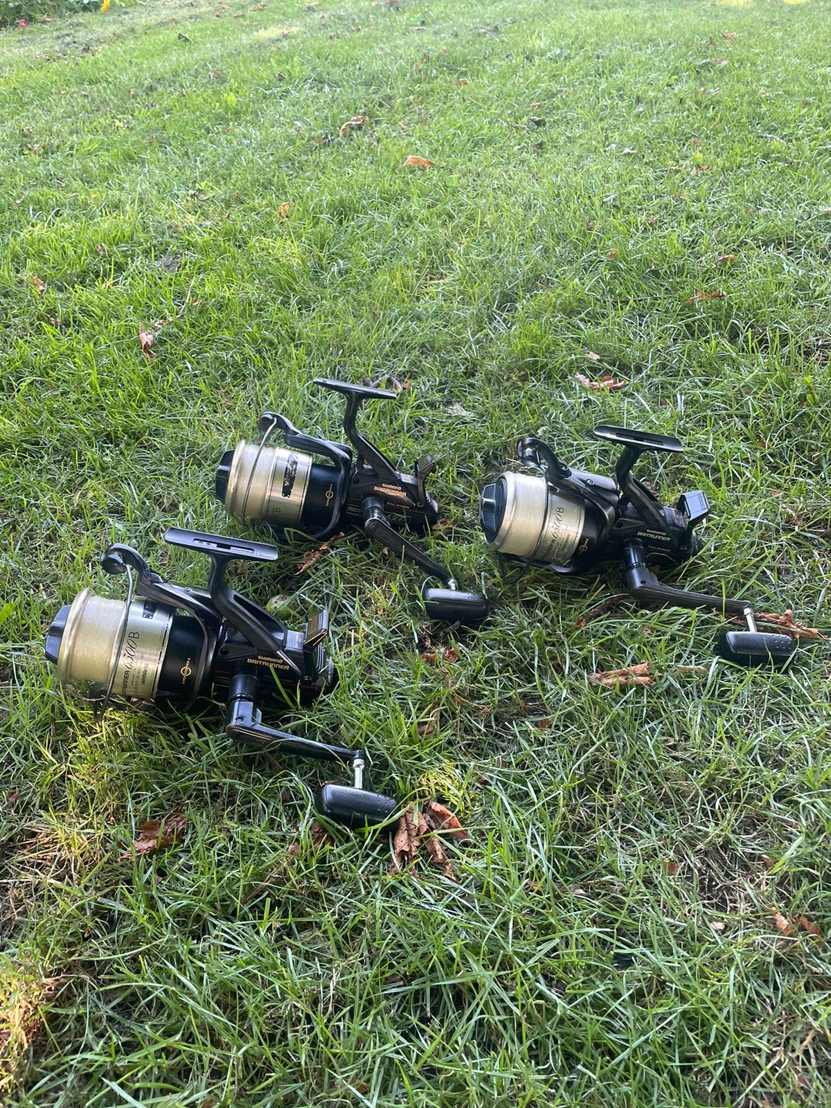 3 x shimano 6500b, Watersport en Boten, Hengelsport | Karpervissen, Ophalen, Zo goed als nieuw, Molen