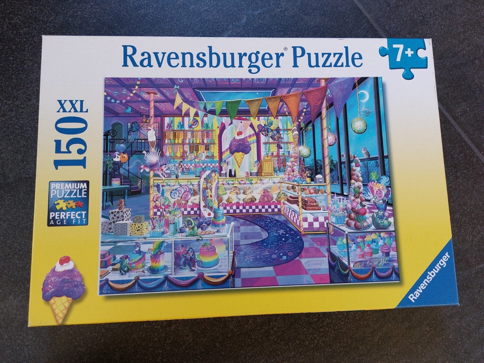 Ravensburger puzzel magische ijssalon 150 stukjes, Ophalen of Verzenden, Minder dan 500 stukjes, Zo goed als nieuw, Legpuzzel