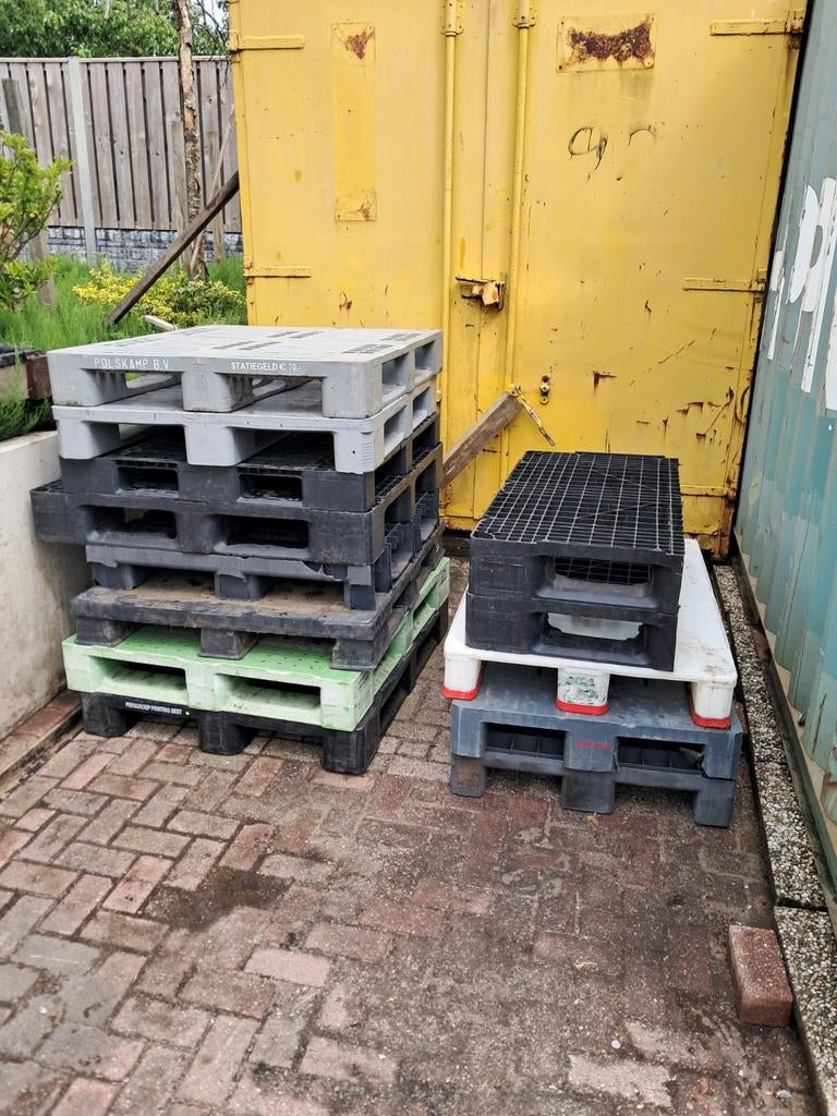 Kunststof pallets, Ophalen, 100 cm of meer, 60 cm of meer, Overige typen