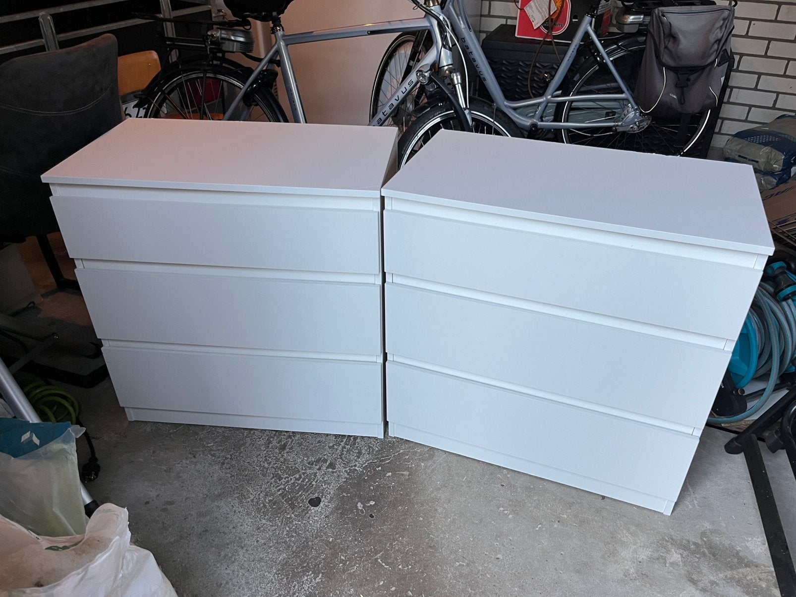 Ikea Malm ladekast met 3 lades, Ophalen, Gebruikt, 50 tot 100 cm, 3 of 4 laden