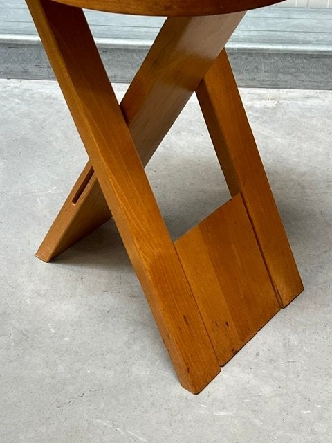Suzy kruk Adrian Reed krukje vintage klapkruk design stool, Gebruikt, ., Ophalen of Verzenden, .