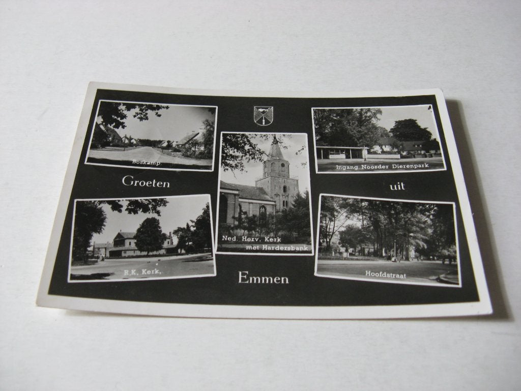 Groeten uit Emmen 5 luik, Ophalen of Verzenden, Voor 1920, Gelopen, Noord-Brabant