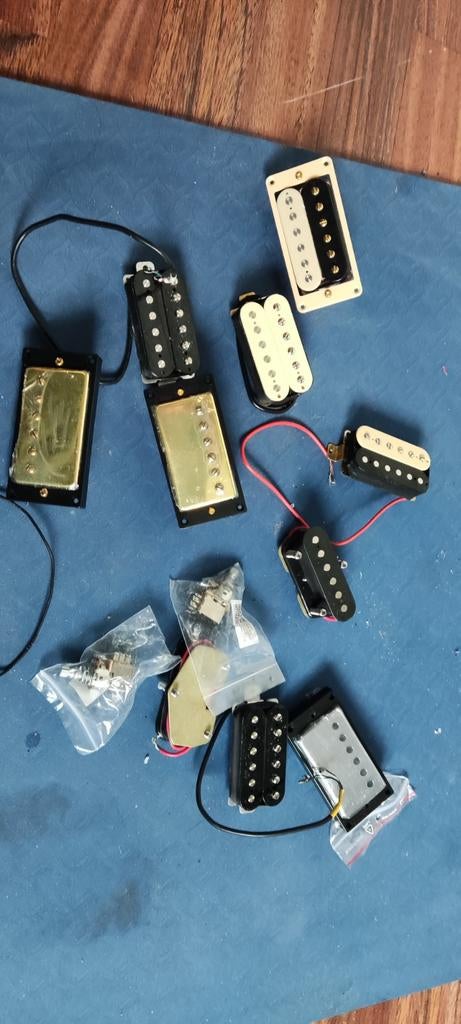 Humbuckers Epiphone, andere pickups en push-pull pots, Ophalen of Verzenden, Gebruikt