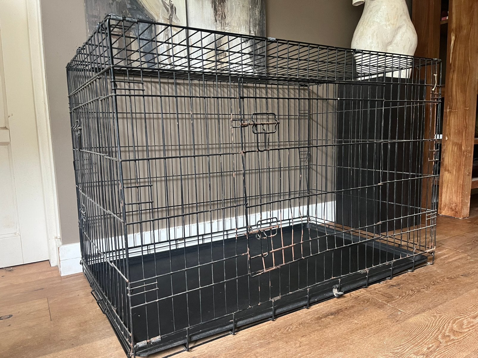 Grote honden bench, opvouwbaar, Dieren en Toebehoren, Ophalen, Hondenkennel, 65 tot 100 cm, 110 cm of meer