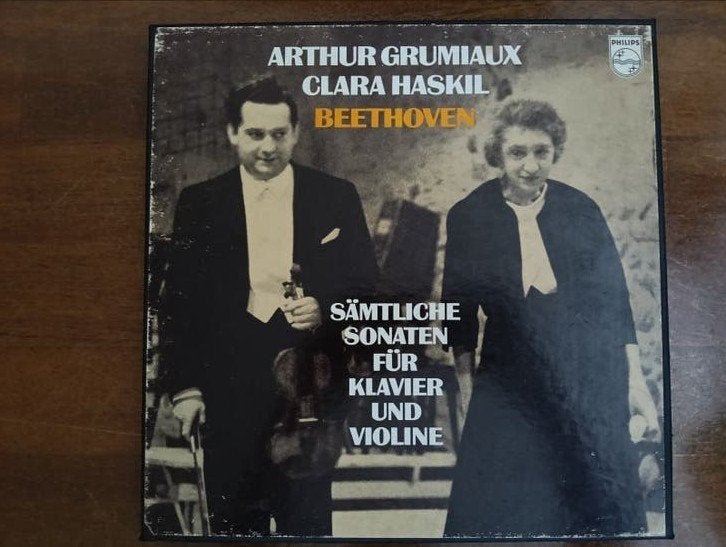 Beethoven: Sonaten für Klavier und Violine - Clara Haskil, Cd's en Dvd's, Vinyl | Klassiek, Boxset, Ophalen of Verzenden, Boxset