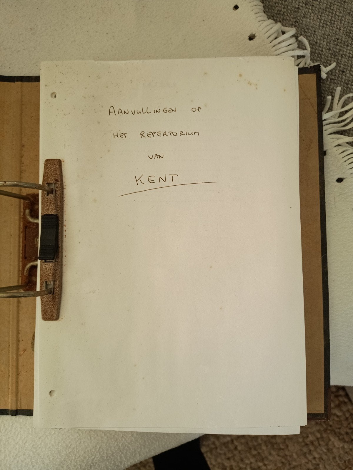 Uniek exemplaar: Aanvullingen op het Repertorium van Kent, Boeken, Ophalen of Verzenden, Beta, Gelezen, Niet van toepassing