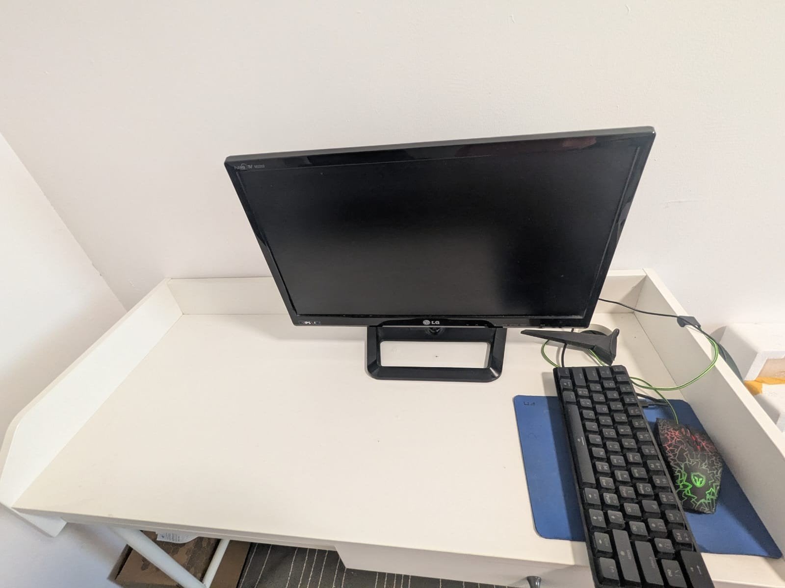 Wit IKEA Bureau 100x45x76 cm, Ophalen of Verzenden