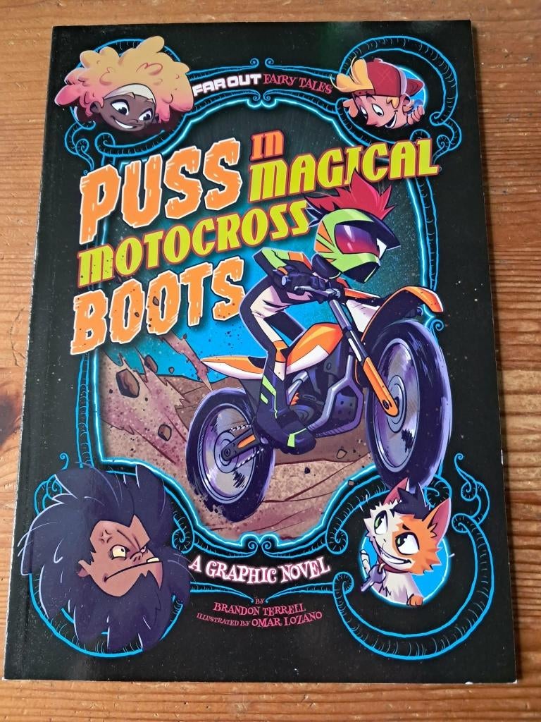 Puss in magical motocross boots gn, Ophalen, Amerika, Brandon Terrel, Complete serie of reeks