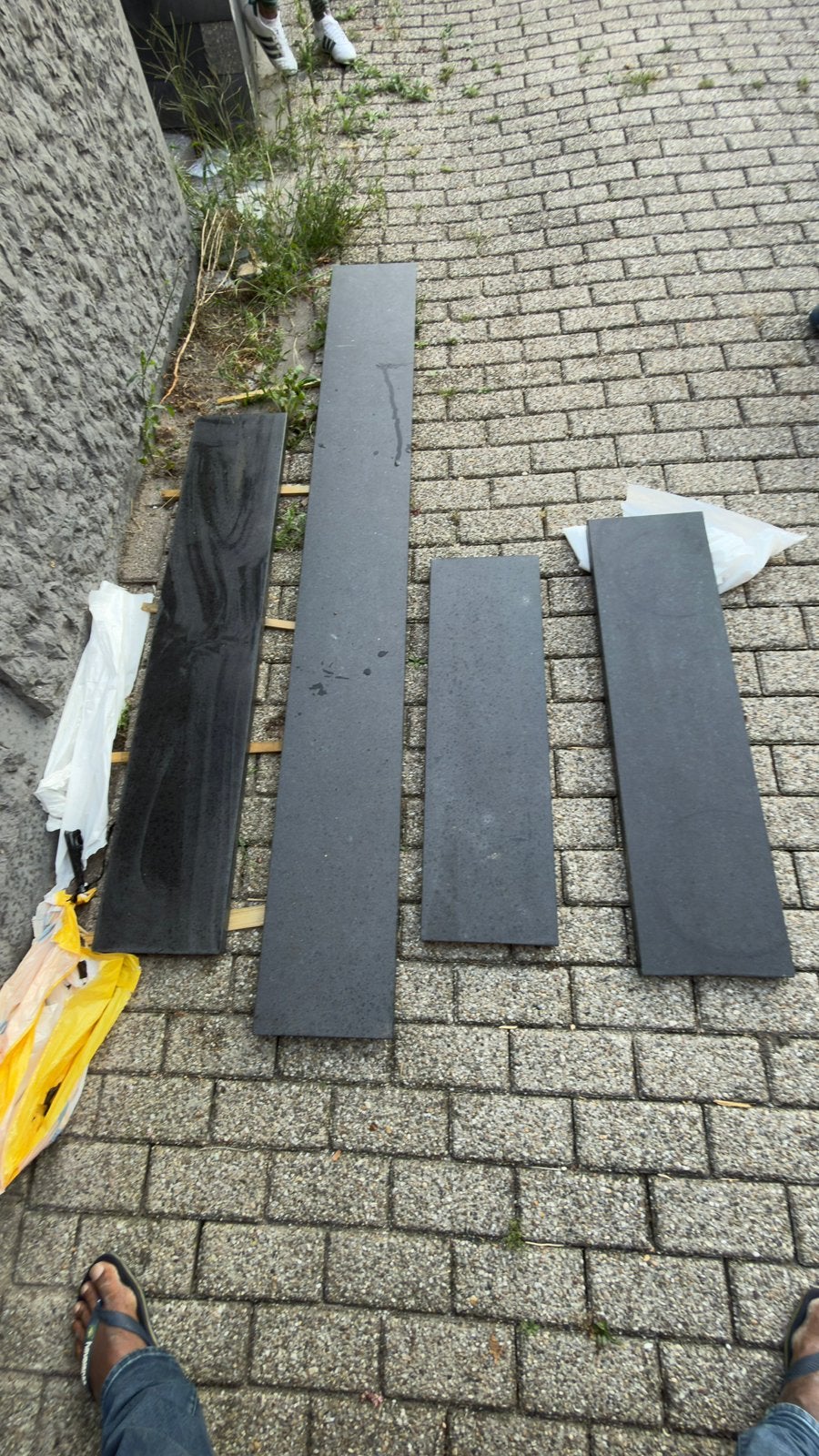 Hardsteen vensterbank (Meerdere lengtes), Doe-het-zelf en Verbouw, Ophalen, Gebruikt