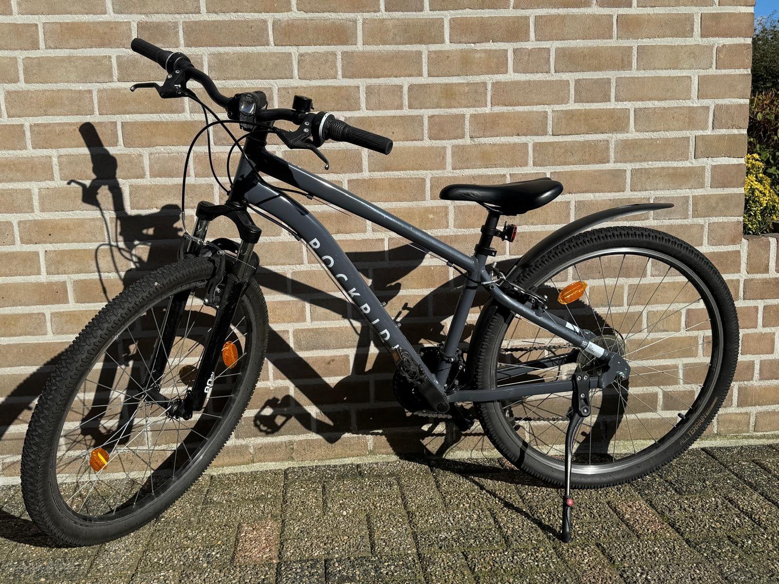 Rockrider grijs maat M, Ophalen, Zo goed als nieuw, 26 inch of meer, Versnellingen