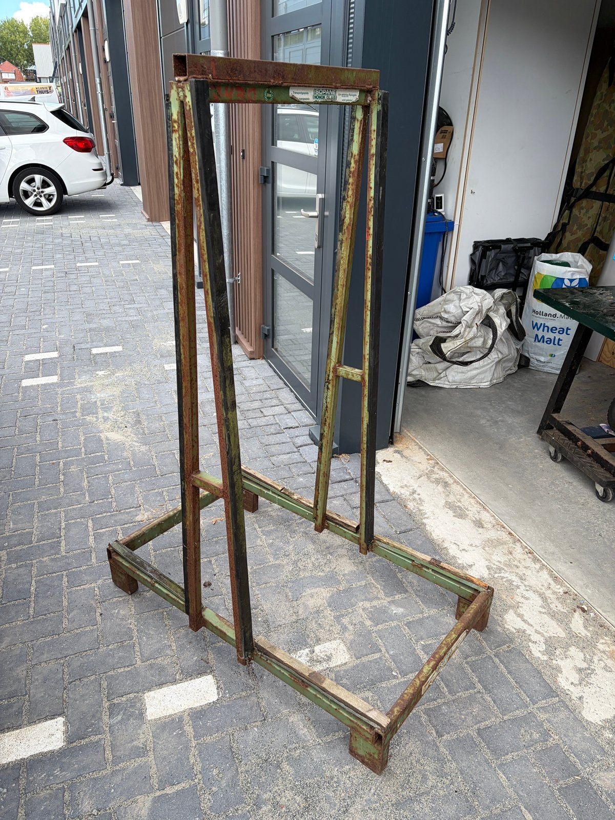 Glasbok panelenbok, Doe-het-zelf en Verbouw, Ophalen, Gebruikt