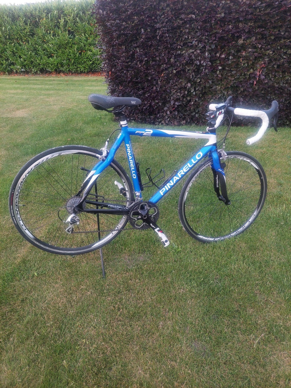 Pinarello F2 racefiets - Blauw/Wit, Aluminium frame, Gebruikt, Aluminium, Meer dan 20 versnellingen, 53 tot 57 cm