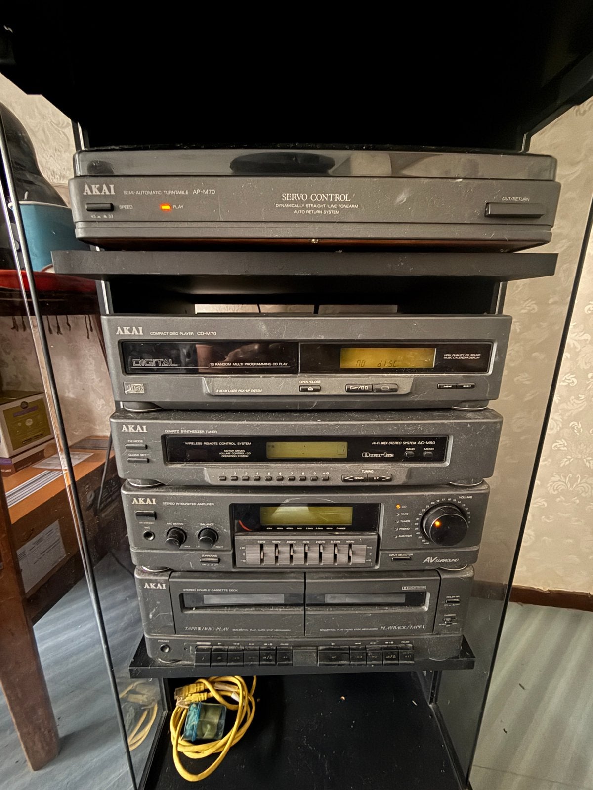 AKAI STEREO SET, Audio, Tv en Foto, Ophalen, Cassettedeck, Losse componenten, Zo goed als nieuw