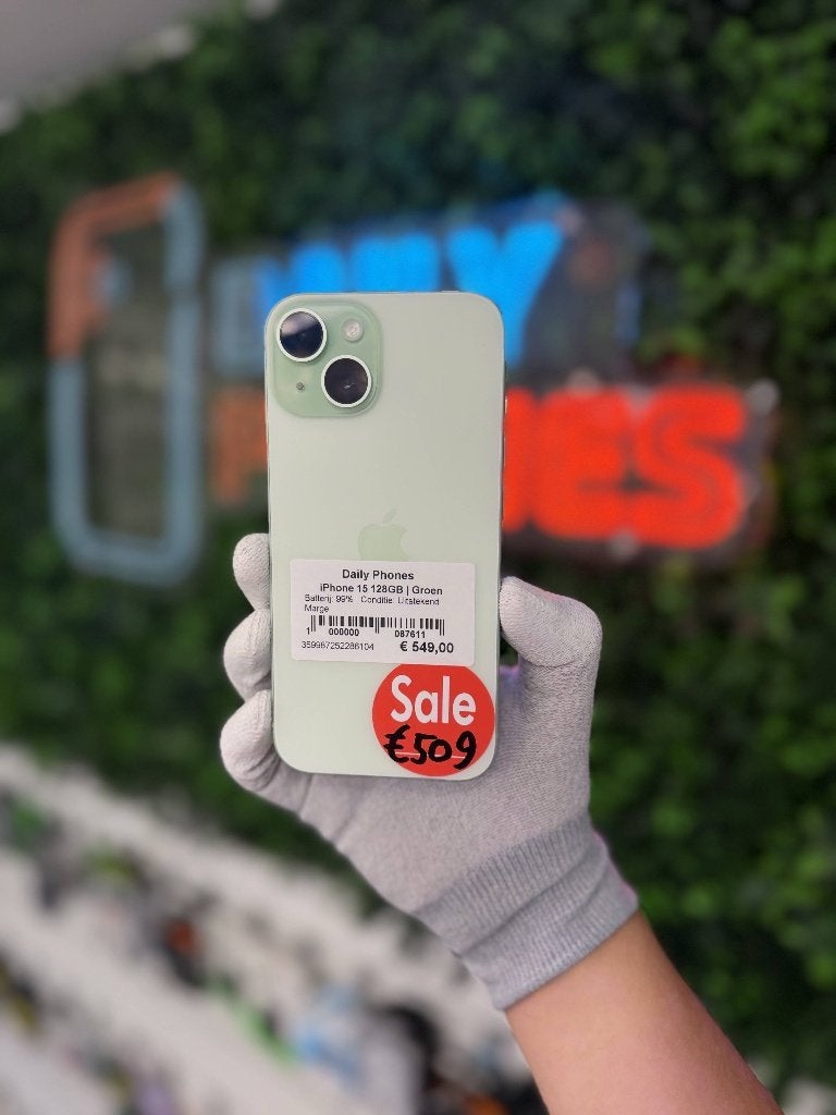Zo goed als nieuw Apple iPhone 15 128GB, Ophalen of Verzenden, Zo goed als nieuw