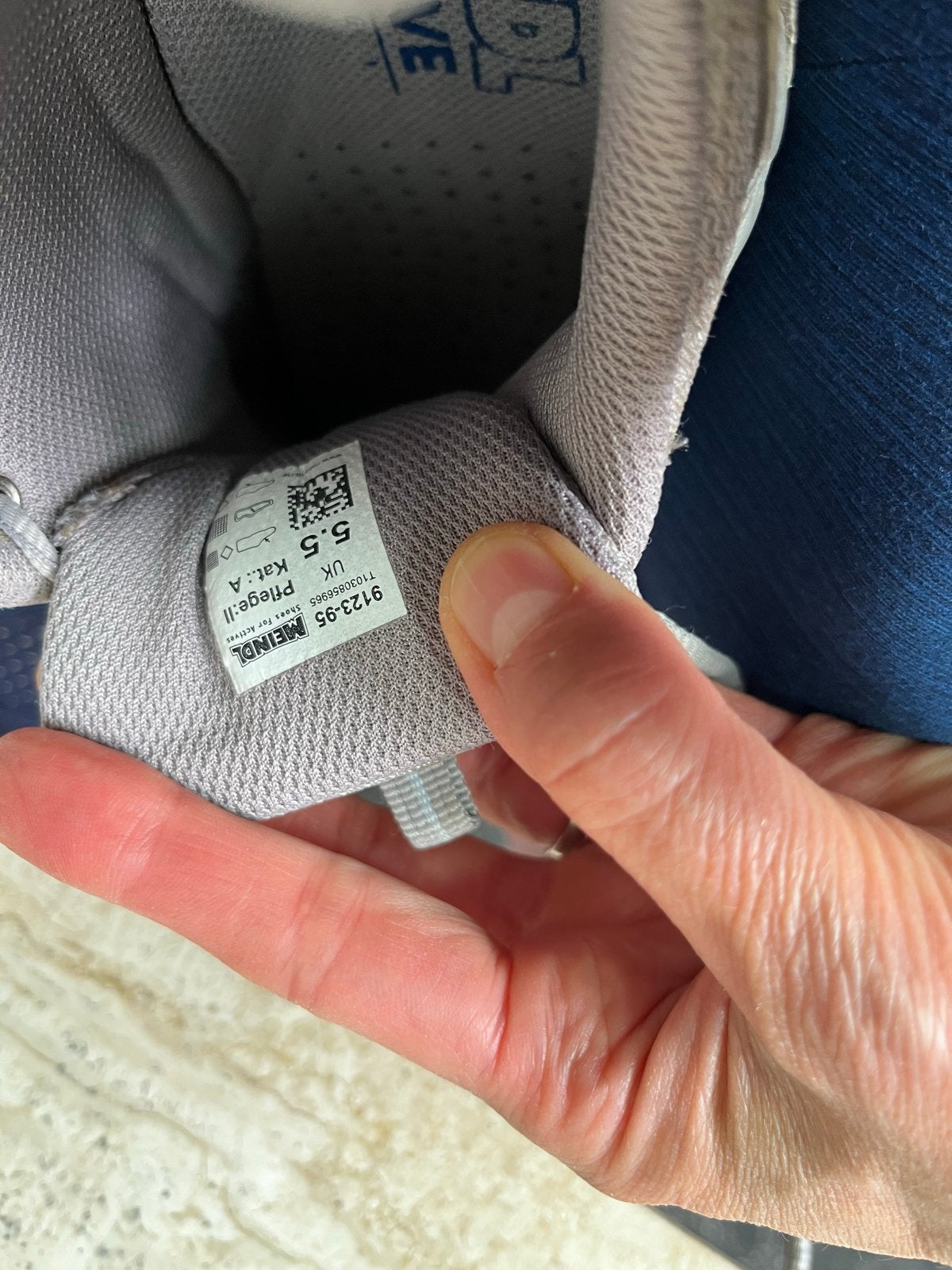 Meindl Wandelschoenen - Maat 38.5, Ophalen of Verzenden, Gedragen, Grijs, Wandelschoenen