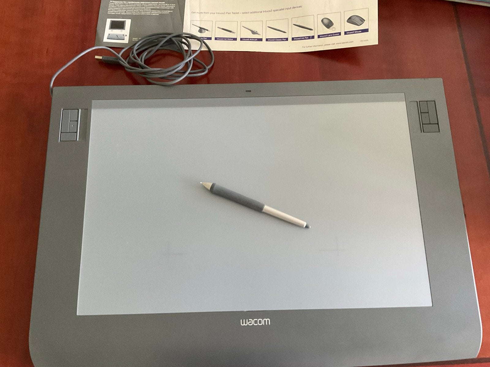Wacom Intuos 3 tekentablet met pen - Zo goed als nieuw, Ophalen of Verzenden, Multi-touch, Zo goed als nieuw, Bedraad