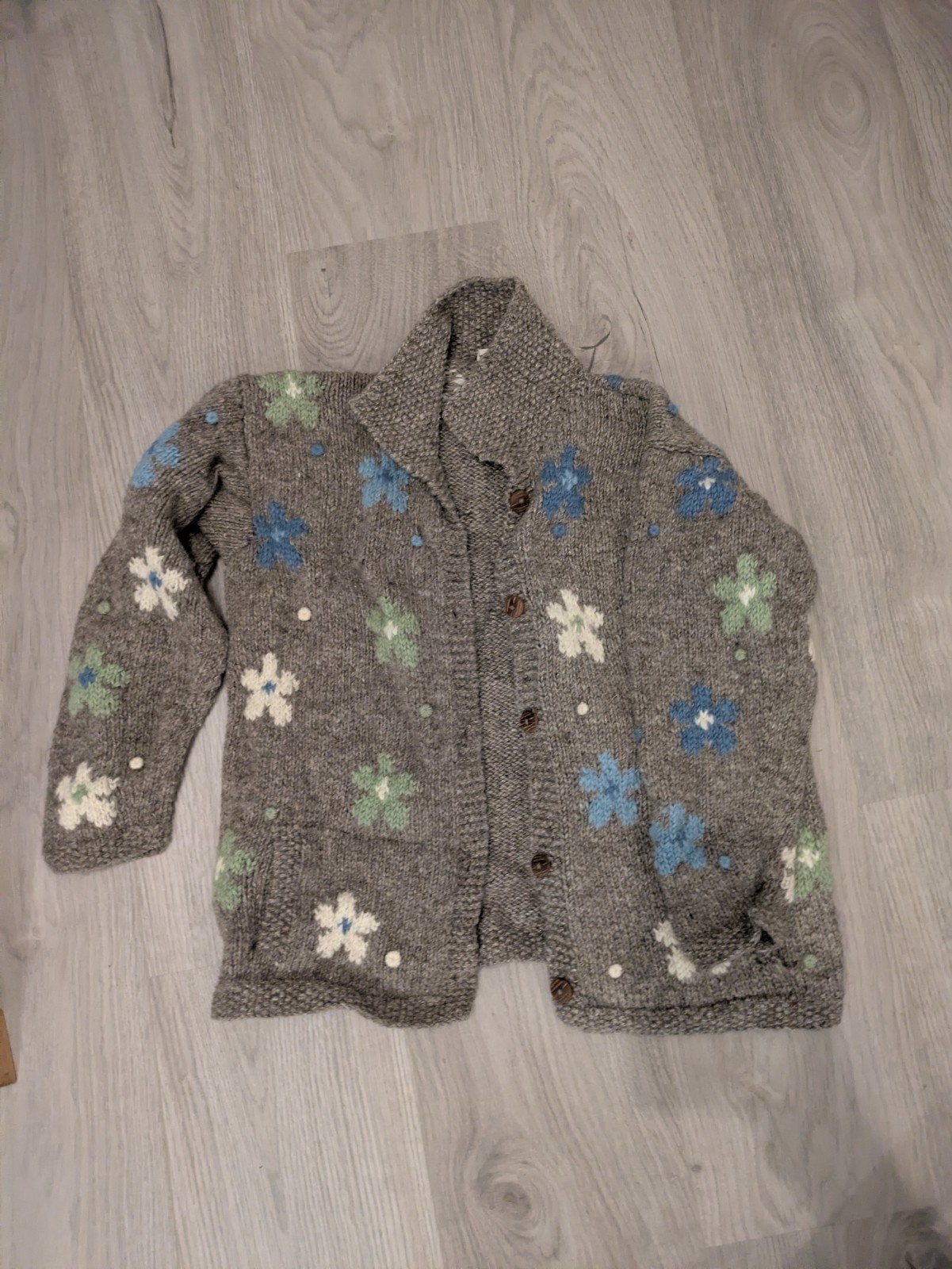 Pachamama wollen vest met bloemenpatroon, Kleding | Dames, Maat 38/40 (M), Ophalen of Verzenden, Pachamama, Grijs