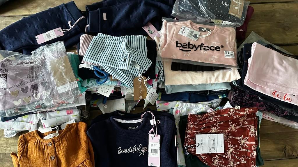 Partij nieuwe kinderkleding! 80 stuks, Ophalen of Verzenden, Nieuw