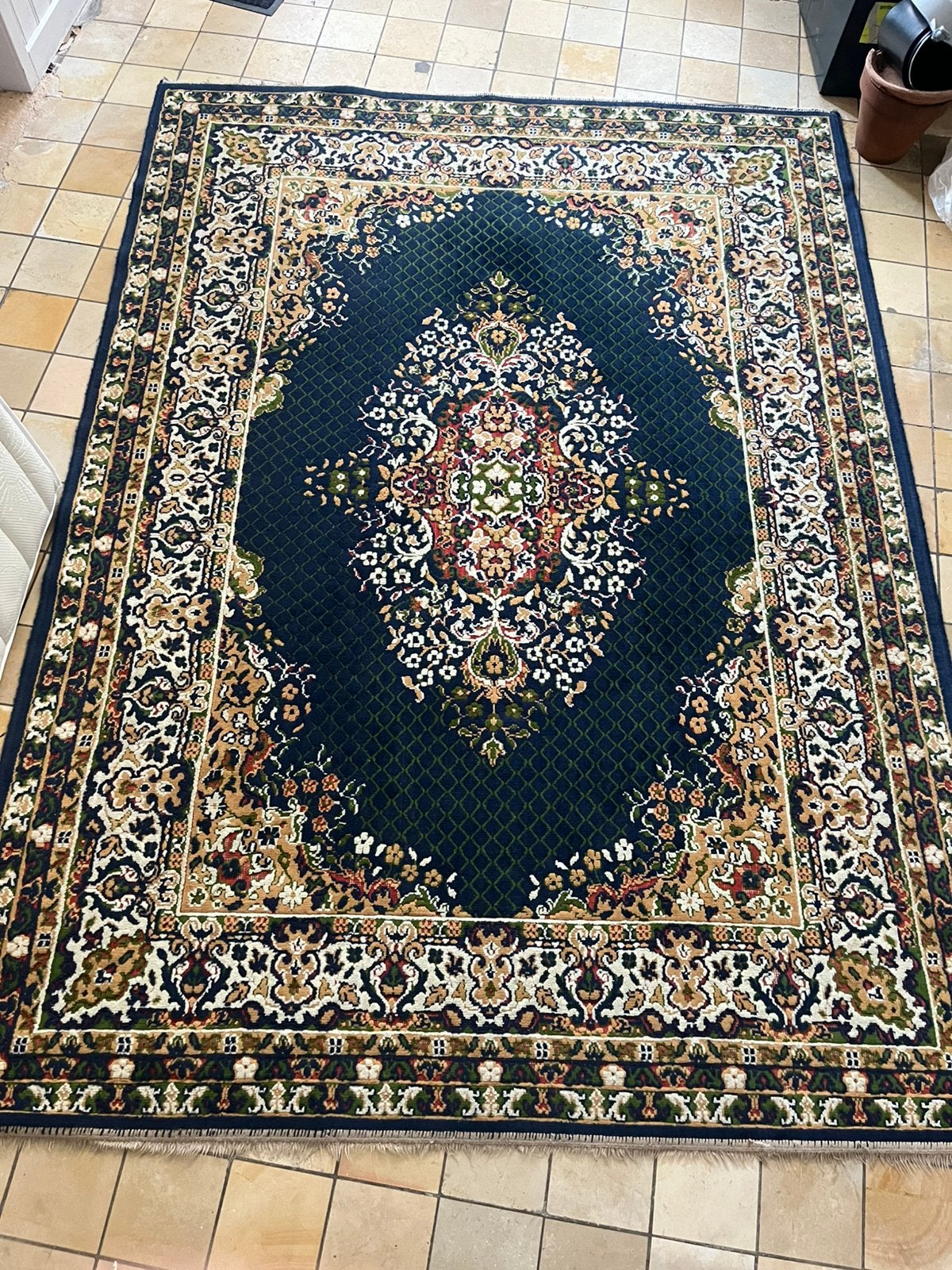 Perzisch tapijt 230x170, Ophalen, Gebruikt, Blauw, Perzisch