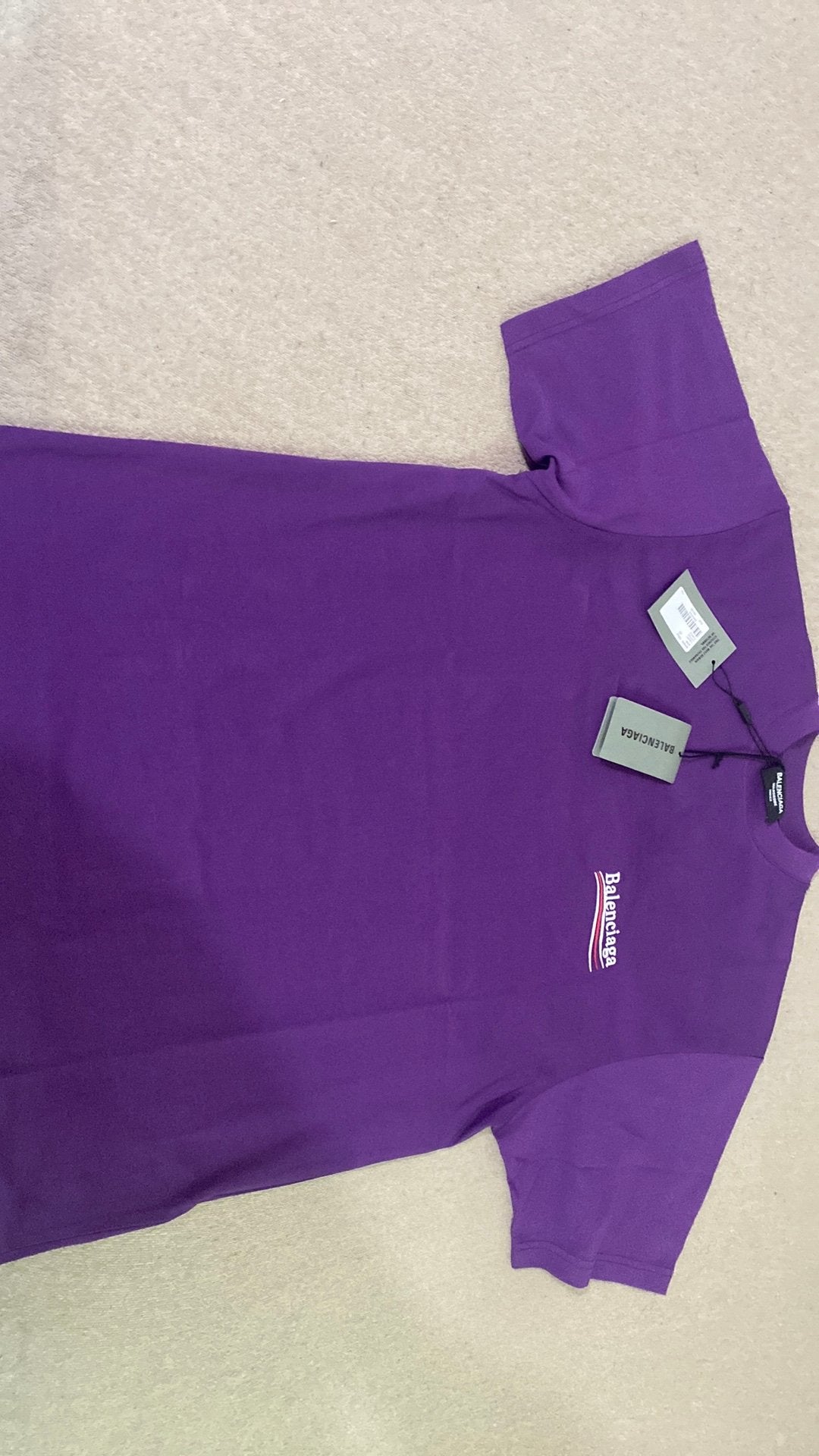 Purple balenciaga cotton shirt, Ophalen of Verzenden, Nieuw, Maat 46 (S) of kleiner, Paars