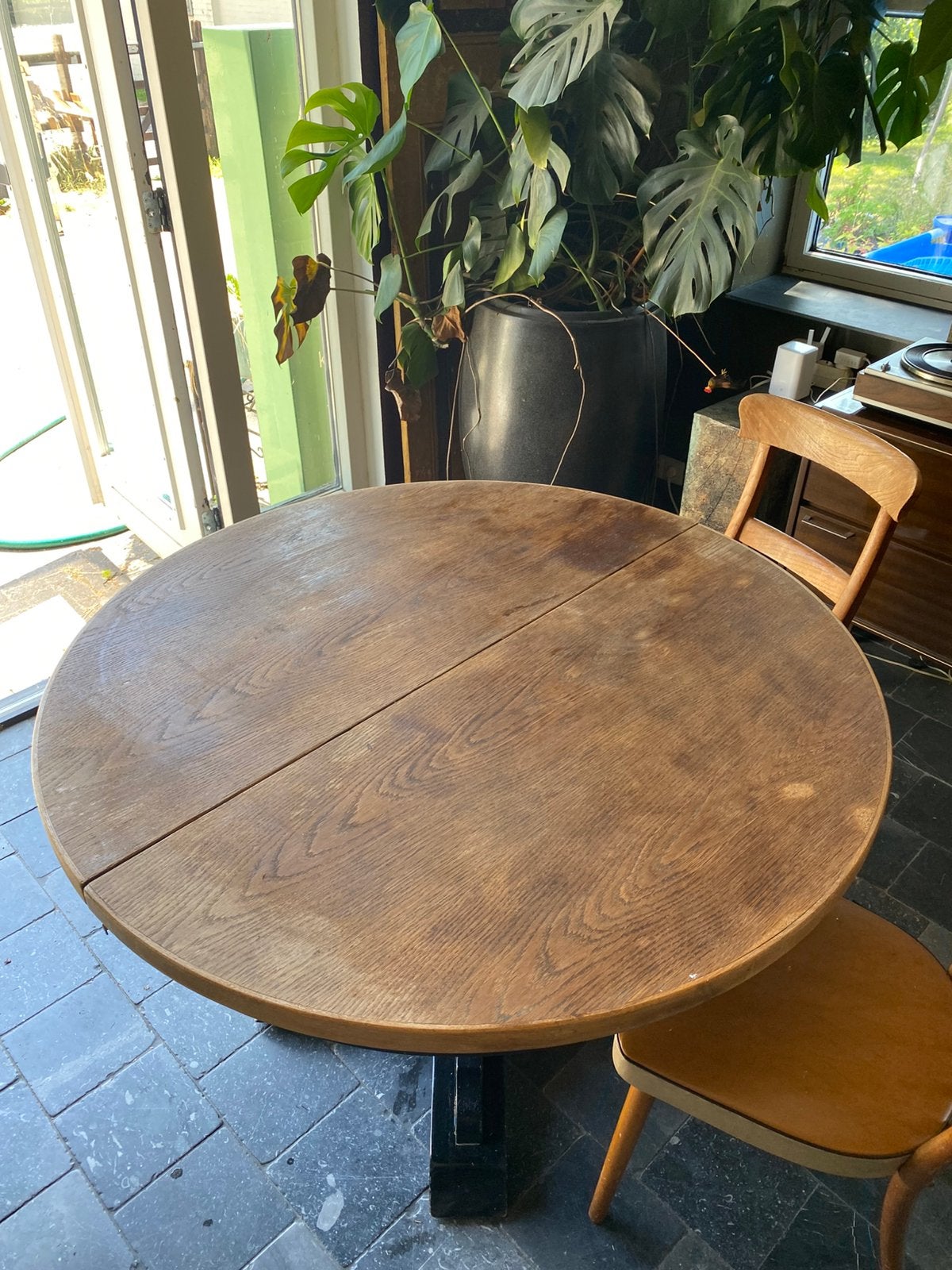 Ter overname romde eettafel, Ophalen, Gebruikt, 100 tot 150 cm, 200 cm of meer