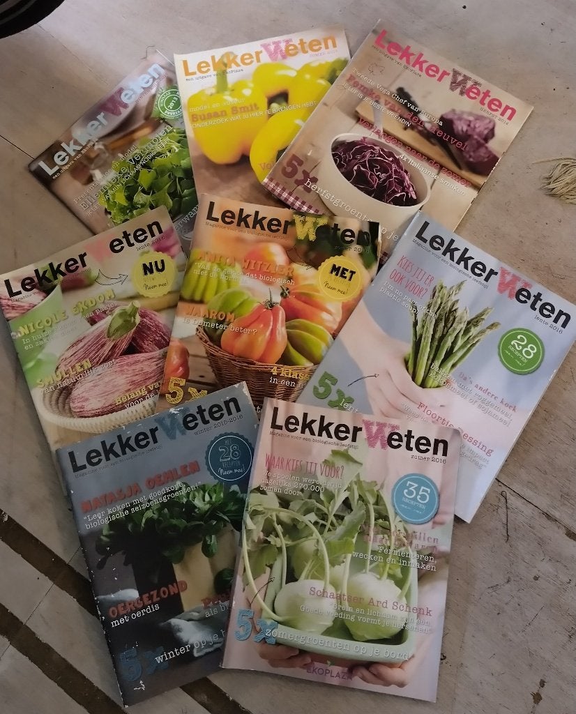 Recepten, Elle eten, Lekker (w)Eten, Allerhande, Patisserie, Gezond koken, Overige gebieden, Onbekend, Gelezen