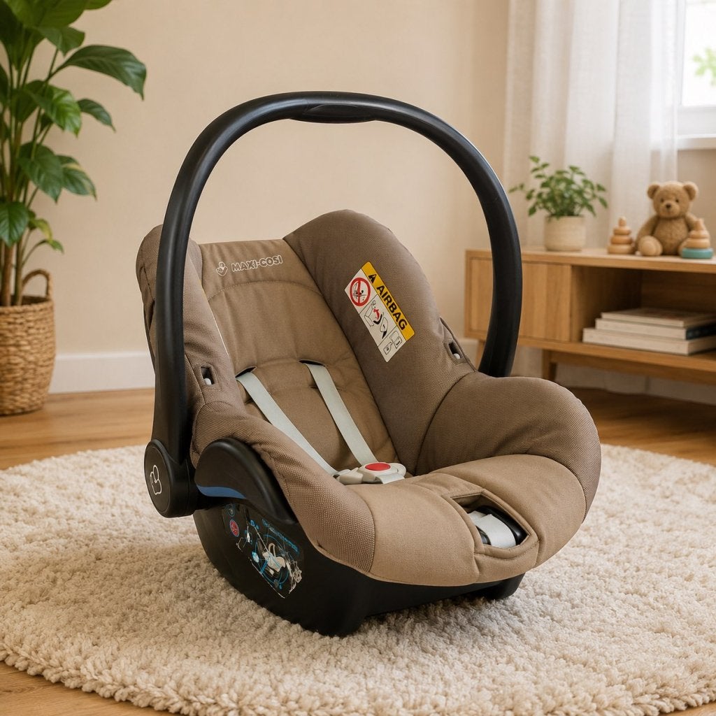 ✅ Maxi-Cosi Pebble Kinder Autostoel Bruin 0-12 maanden, Niet ingevuld, Autogordel of Isofix, Gebruikt, Niet ingevuld