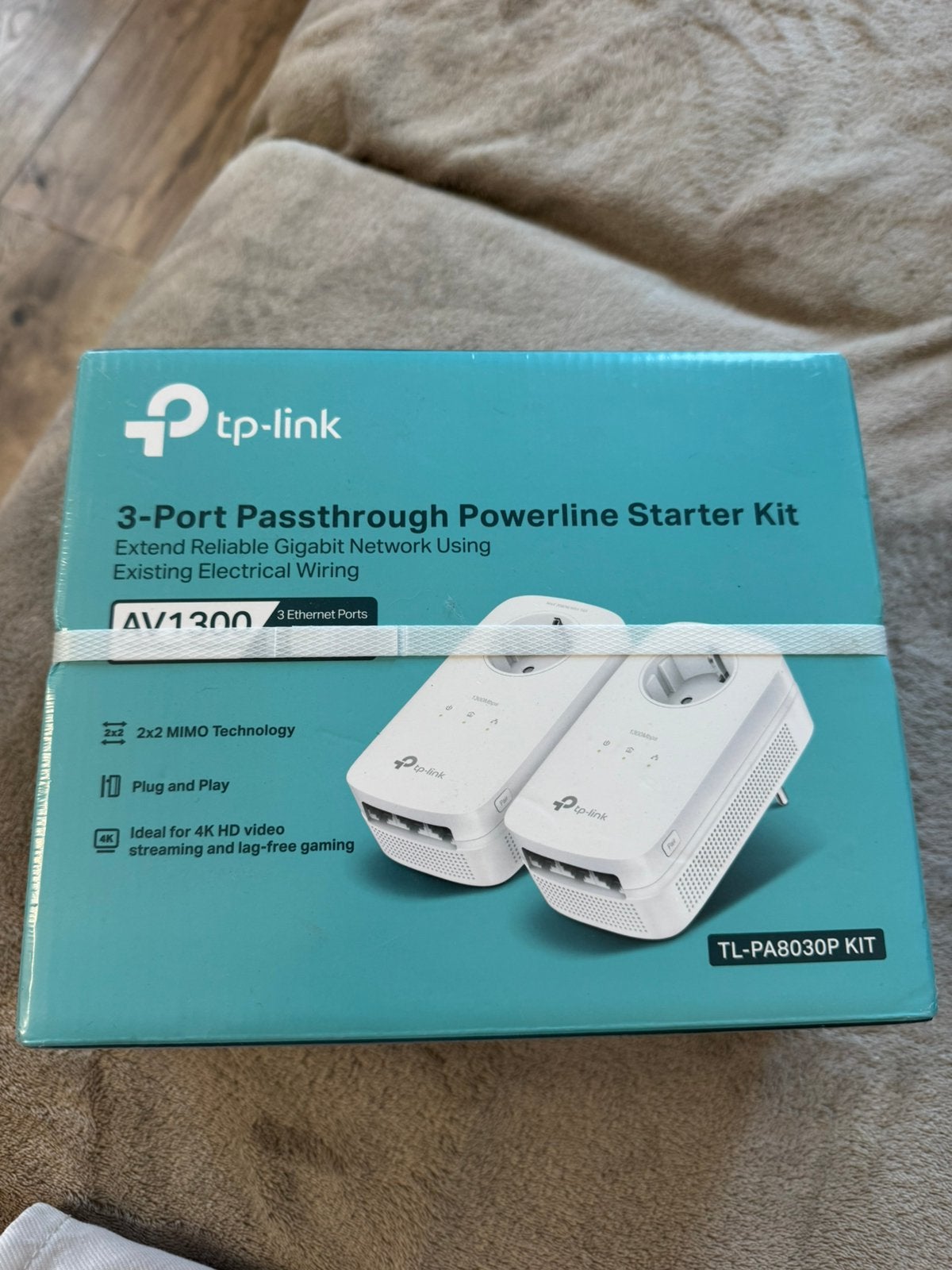 Tp-link 3-port Passthrough Powerline Starter Kit, Ophalen of Verzenden, Nieuw
