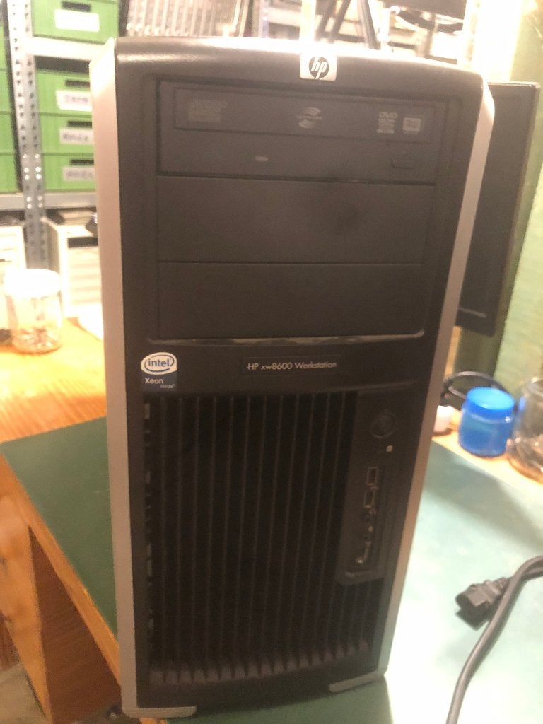 HP xw8600 workstation, Computers en Software, Desktop Pc's, Ophalen, Gebruikt, 2 tot 3 Ghz, Hewlett Packard (HP)