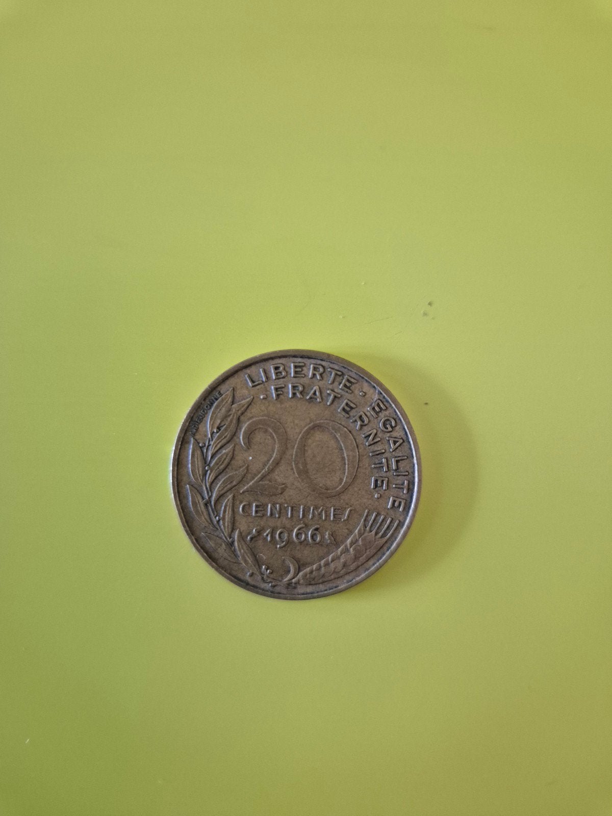 20 Centimes Frankrijk 1966, Verzenden, Frankrijk, Losse munt