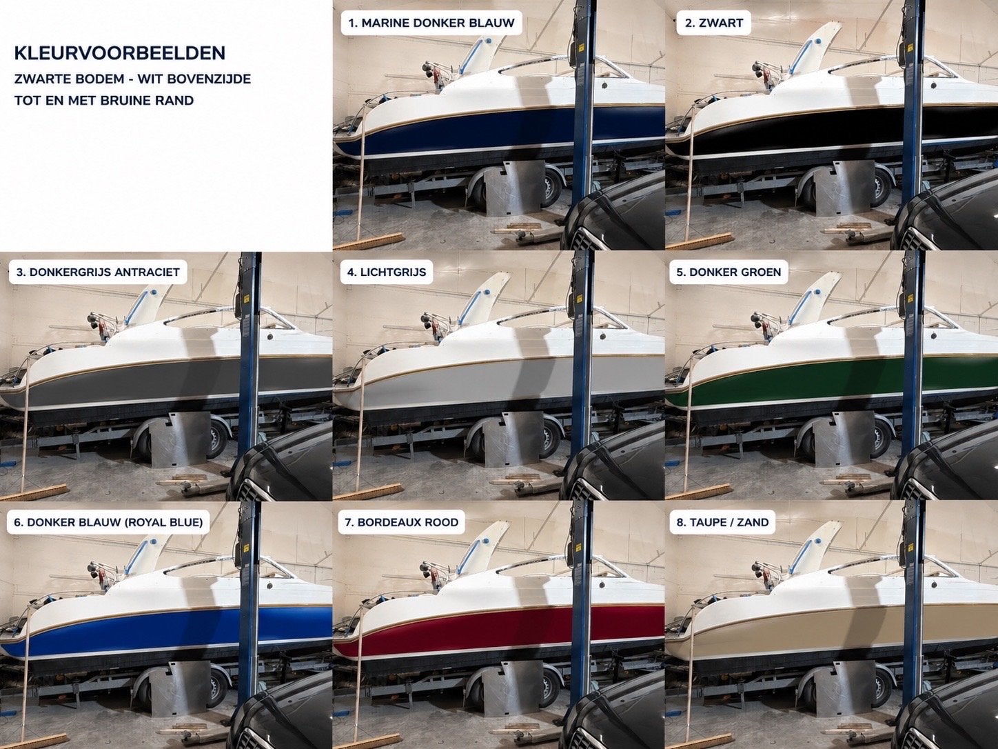 Foto 11 van Boot spuiten verven bekleding vervangen restoreren project