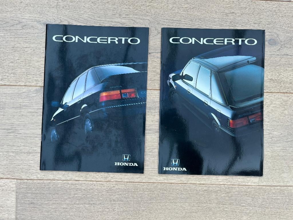 HONDA CONCERTO FOLDERS, Ophalen of Verzenden, Gelezen, Honda