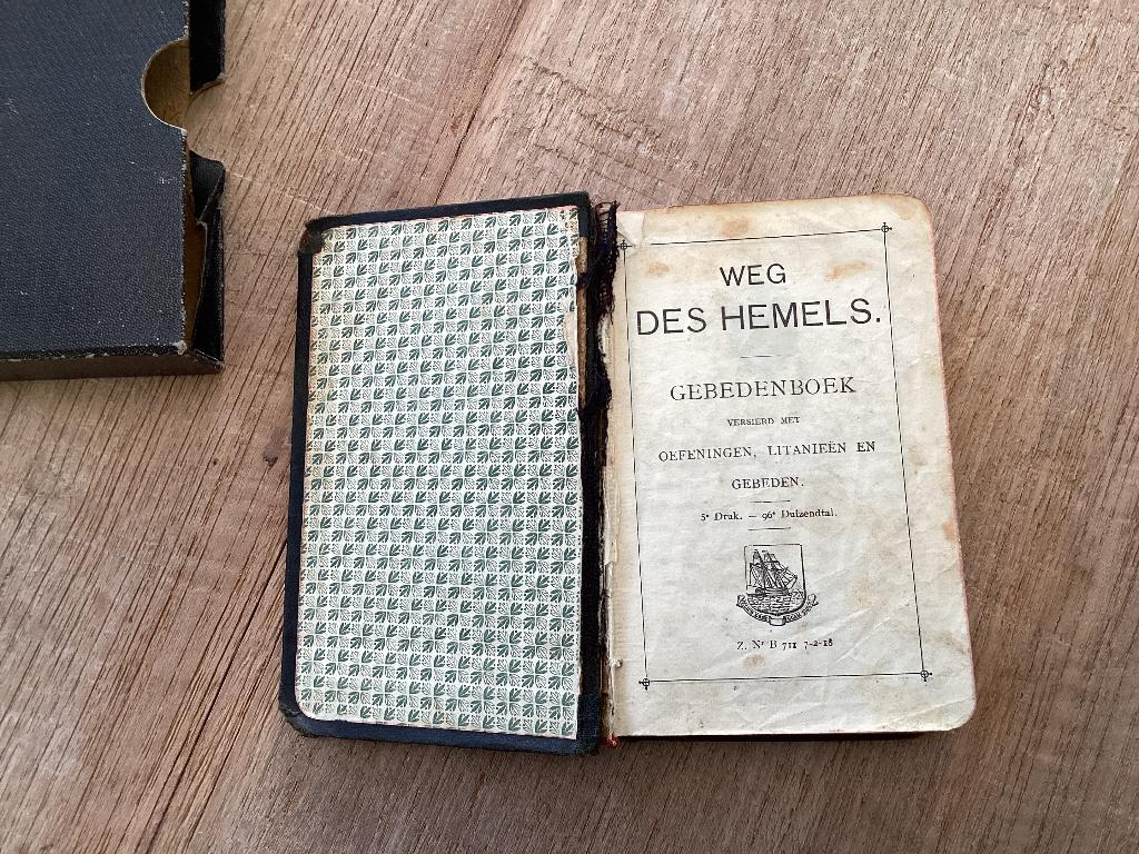 Gebedenboek uit 1918, Ophalen