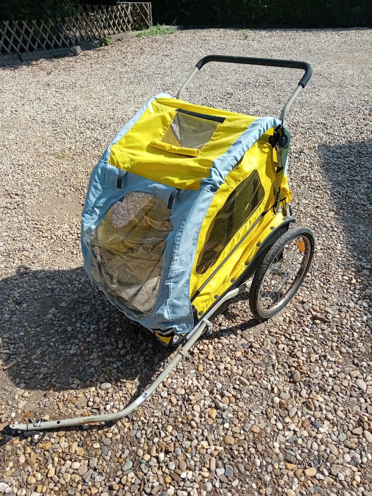 2 persoons fietskar voor kinderen, Fietsen en Brommers, Ophalen, Gebruikt, Kinderkar, 40 tot 60 kg