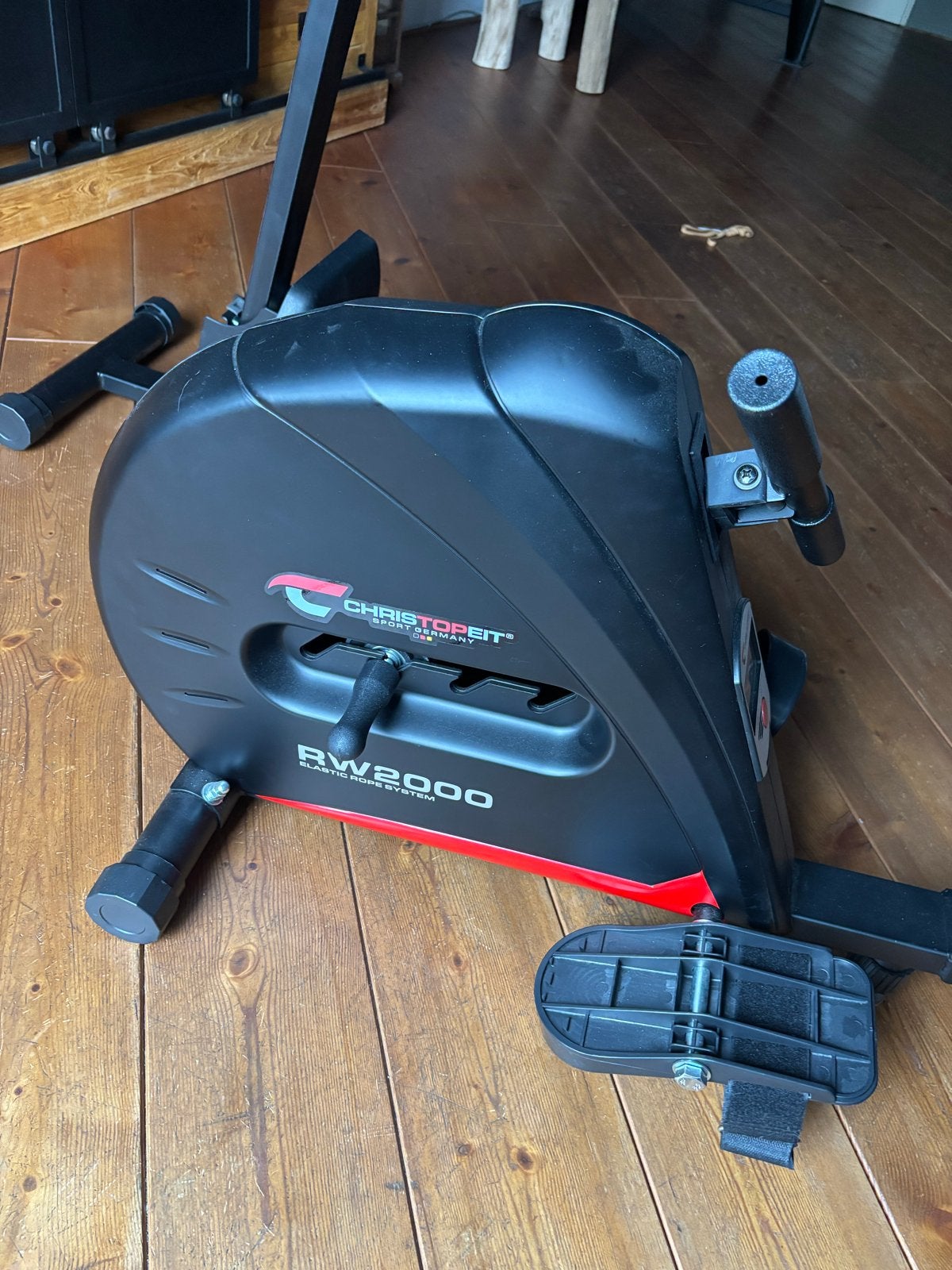 Christopeit 2000 Roeitrainer - Compact en Opvouwbaar, Sport en Fitness, Ophalen, Gebruikt, Armen, Metaal