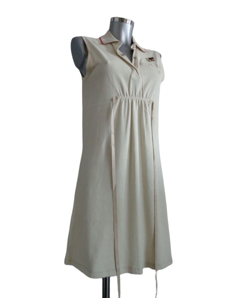 PRADA jurk 100% origineel - maat medium - katoen, Maat 38/40 (M), Prada, Beige, Ophalen of Verzenden