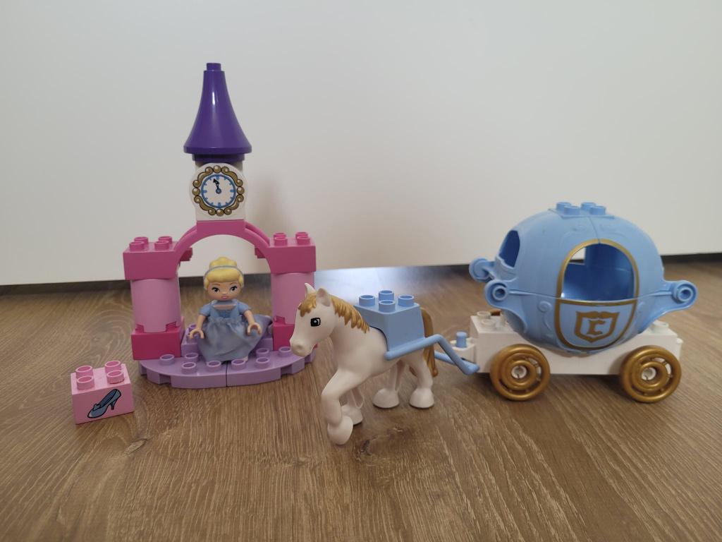 Duplo 6153 Assepoester koets, Kinderen en Baby's, Ophalen of Verzenden, Zo goed als nieuw, Compleet, Complete set