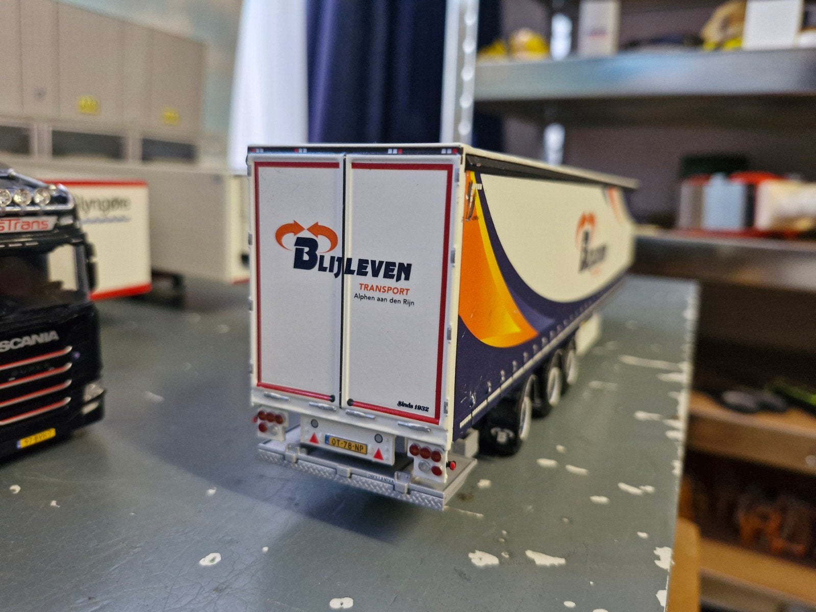 huiftrailer wsi met stuuras  blijleven, Ophalen of Verzenden, Zo goed als nieuw, Bus of Vrachtwagen, Wsi
