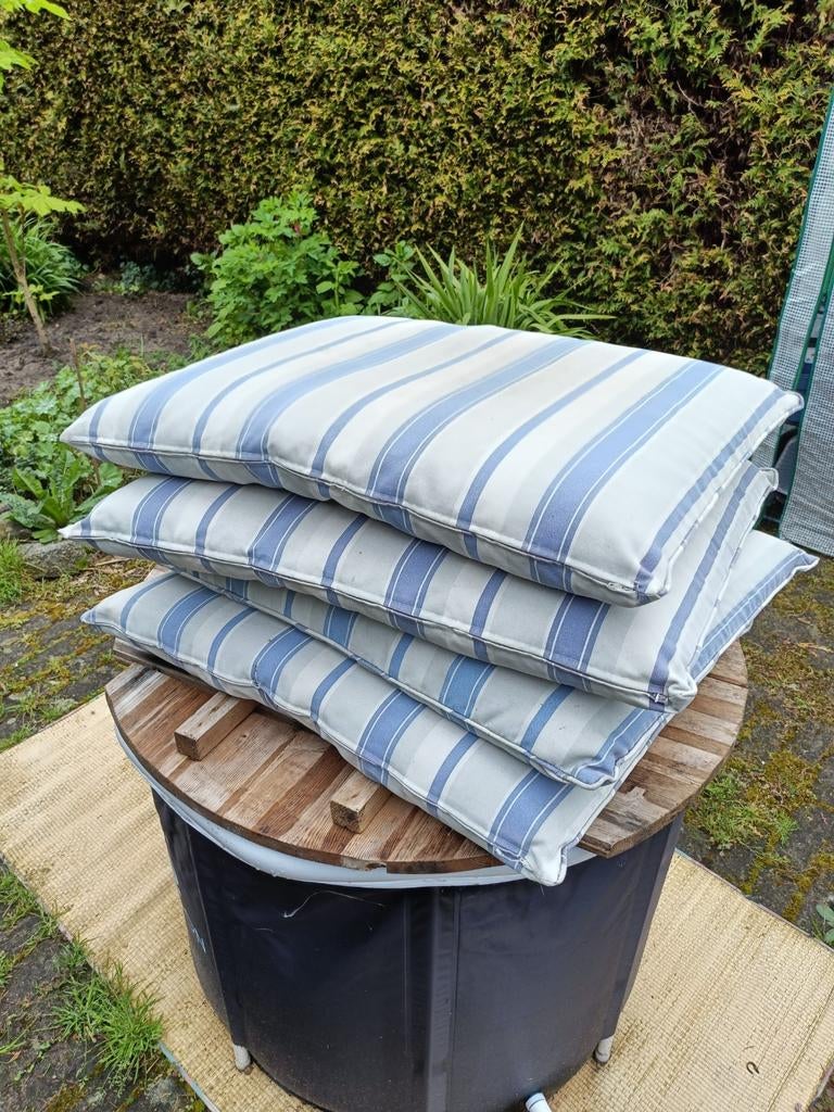 Set van 3  tuinkussens, Verzenden, Gebruikt, Overige materialen