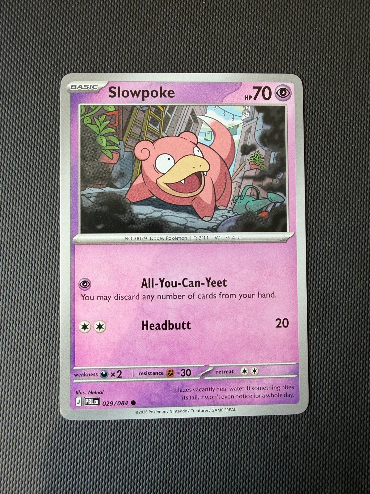 Slowpoke (029/084) Pokémon Pitch Black, Ophalen, Nieuw, Losse kaart