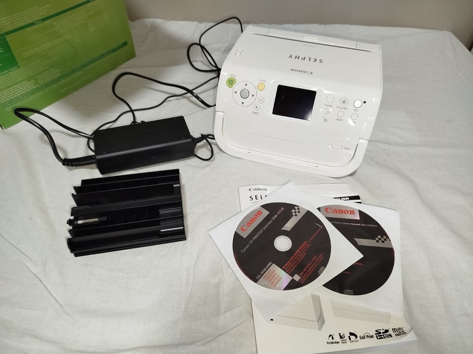 Canon Selphy ES20 Fotoprinter - Compleet en ongebruikt, Ophalen of Verzenden, Zo goed als nieuw, Fotoprinter, Canon, HP