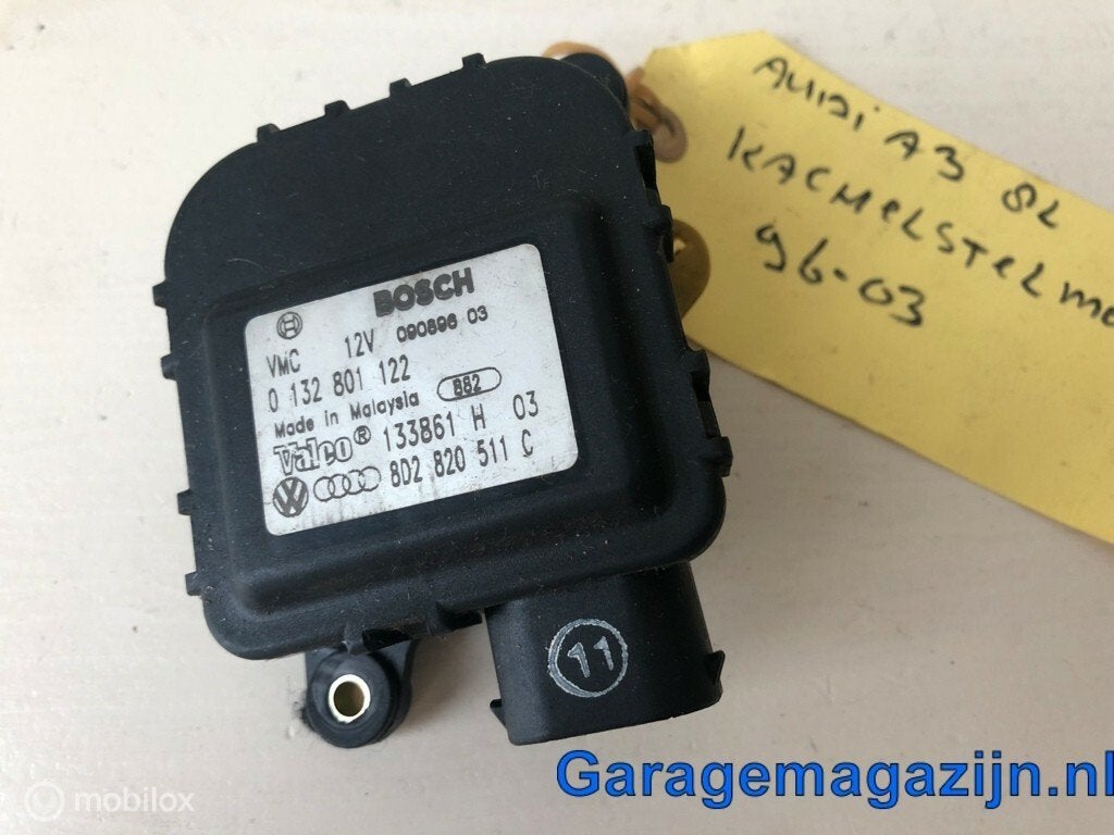 Kachelklepmotor Audi A3 8L Golf IV 0132801122, Gebruikt, Ophalen of Verzenden, Seat, Seat