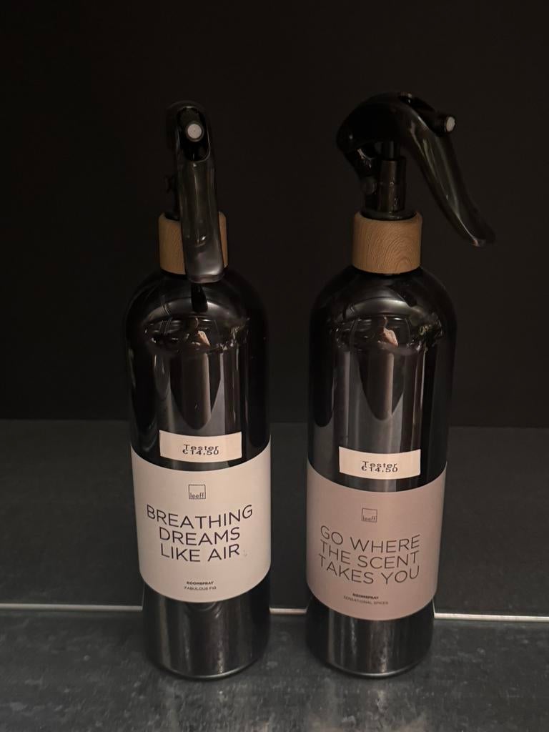 2x tester leeff roomspray, Ophalen of Verzenden, Overige typen