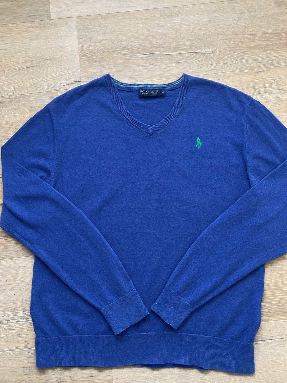 Polo Golf Ralph Lauren V-hals trui - Maat L, Ophalen of Verzenden, Zo goed als nieuw, Maat 52/54 (L), Blauw