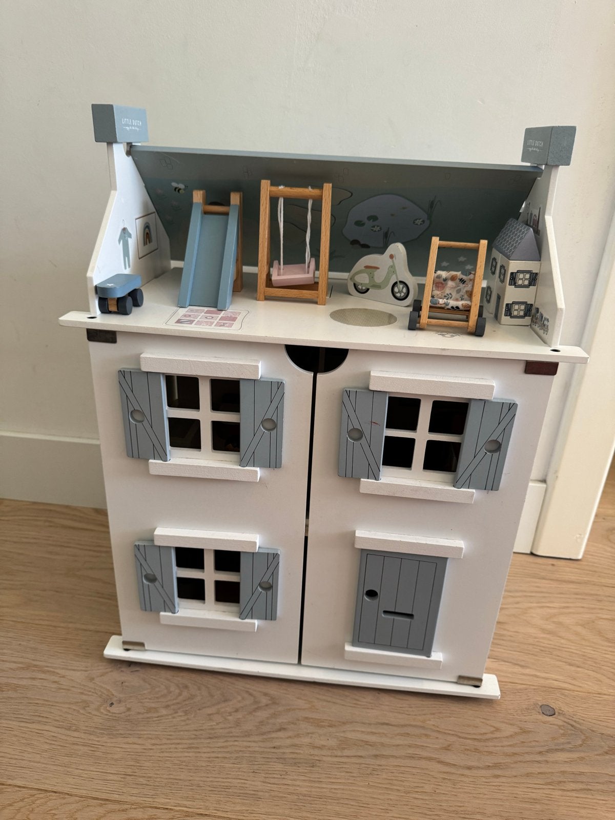 Little Dutch poppenhuis met toebehoren, Ophalen, Gebruikt, Poppenhuis